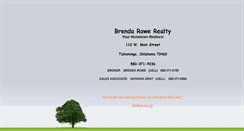 Desktop Screenshot of brendarowerealty.com