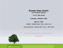 Tablet Screenshot of brendarowerealty.com